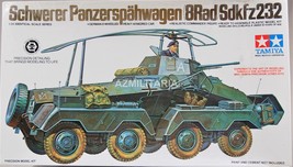 Tamiya 1/35 Schwerer Panzerspahwagen (8Rad)Sdkfz232 Kit No MM-136A  - $60.75