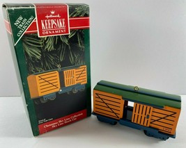 Hallmark Keepsake Ornament 1992 Die Cast Metal Train Sky Line Stock Car - £7.90 GBP