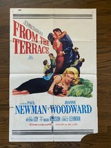 *FROM THE TERRACE (1960) Paul Newman &amp; Joanne Woodward Wall Street Drama... - $125.00