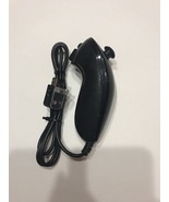 Official Nintendo Brand Wii &amp; Wii U Black Nunchuck #1 - TESTED Ships N 24h - $41.24 CAD