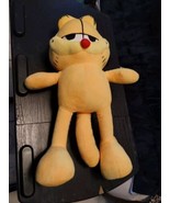 Garfield Cat Plush 17&quot; Stuffed Animal Toy Figure With Zipper For Storing... - $355.61 MXN