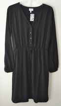 Brigitte Bailey Womens Orchid Dress Black Dress Sz L NWT - $41.58