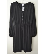Brigitte Bailey Womens Orchid Dress Black Dress Sz L NWT - $57.04 CAD