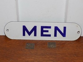 Vintage Men Porcelain Sign - $89.10