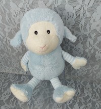 Animal Adventure Lamb Blue White Stripe Sheep 13&quot; Plush Stuffed Animal Doll 2015 - $39.99