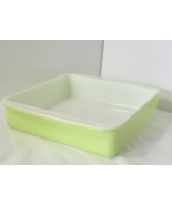 Vintage 1950s Pyrex 222 8x8 inch Baking Pan Lime Green Brownie Casserole... - $37.69 CAD