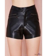 Stylish  Genuine Women Leather Black Zip Cocktail Designer Pant Wear Sho... - €88,91 EUR Stylish  Genuine Women Leather Black Zip Cocktail Designer Pant Wear Sho... - €88,91 EUR