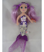 Ty Lorelei The Purple Mermaid 10&quot; Plush Sparkly sequins With original tag - $11.36 CAD