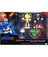 Sonic Hedgehog 3 Movie Collection 5pc set Jakks Super Shadow Stone Emera... - €20,06 EUR