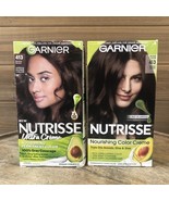 (2) Garnier Nutrisse Ultra Creme Permanent Hair Color - 413 Bronze Brown - $18.95