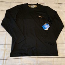 Columbia PHG Roughtail Mens Size Large Pocket T-Shirt Long Sleeve Black - $19.59