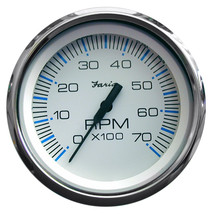 Faria Chesapeake White SS 4&quot; Tachometer - 7000 RPM (Gas) (All Outboards) [33817] - £70.24 GBP