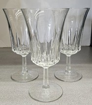 Regency by Cristal D&#39;Arques-Durand Cut Crystal Iced Tea Glasses 6-1/2&quot; S... - £15.71 GBP