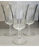 Regency by Cristal D&#39;Arques-Durand Cut Crystal Iced Tea Glasses 6-1/2&quot; S... - £15.80 GBP