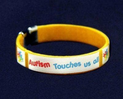 Autism ASD Touches Us Bangle Bracelet Item image 2