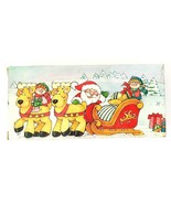 Vintage Avon Jolly Santa Reindeer Snap Apart Soap 1987 Stocking Stuffer - £6.75 GBP