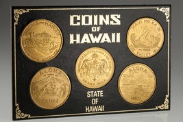 Monedas De Hawaii Token Dollar Set En Marco Y Manga Original - $439.17 CAD