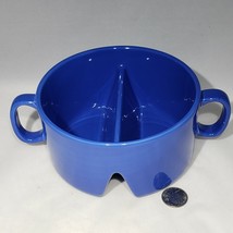 Blue Harbor Collection Cobalt Blue Divided Dish Housewares International... - £11.94 GBP