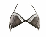 AGENT PROVOCATEUR Womens Bikini Top Sheer Elegant Fishnet Black Size S - $101.03