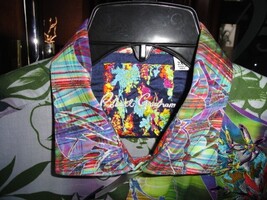 Robert Graham Honolulu  Hawaiian Floral Embroidered Short Sleeve Size Large image 3