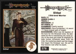 1991 TSR AD&amp;D Gold Border Card #378 Dungeons &amp; Dragons ~ Dragonlance Brom Art - £5.40 GBP
