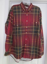Gant SALTY DOG Roughweather Button Down Shirt  L/S 100% Cotton Plaid Size L - $21.54