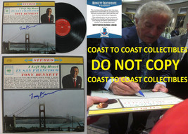 Tony Bennett signed I left my heart in SF album vinyl record proof Beckett COA - £633.08 GBP