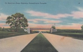 America&#39;s Super Highway Pennsylvania Turnpike PA to Oxford Kansas Postcard D08 - £2.38 GBP