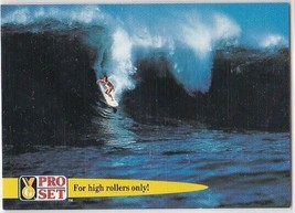 M) 1992 Pro Set Facts and Feats Guinness Trading Card #87 Waimea Bay, Ha... - $1.97