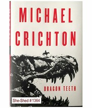 DRAGON TEETH  by Michael Crichton  hardcover book with dust jacket - £3.89 GBP