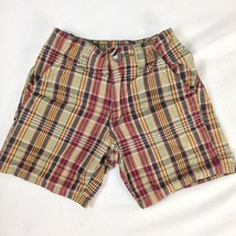 Old Navy Toddler Boy&#39;s Multicolor Plaid Elastic Waist Shorts Size 2T - £2.36 GBP