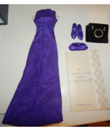 Princess Diana Outfit ~ Franklin Mint~PURPLE DRESS ~Gown~Jewelry~Shoes~P... - £31.10 GBP