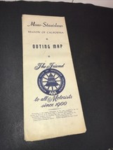 1952 Mono-Stanislaus Outing Road Map – Auto Club of Southern California ... - £19.12 GBP