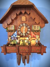 Oompah Band Musical 1 Day Cuckoo Clock #8 - £196.51 GBP