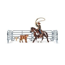 Schleich Farm World Team Ropping (Cowboy) Figure 41418 - $35.85