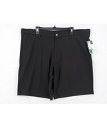 Swiss Tech Performance Gear Shorts Mens SZ 42 Rich Black Zip Security Po... - $17.99