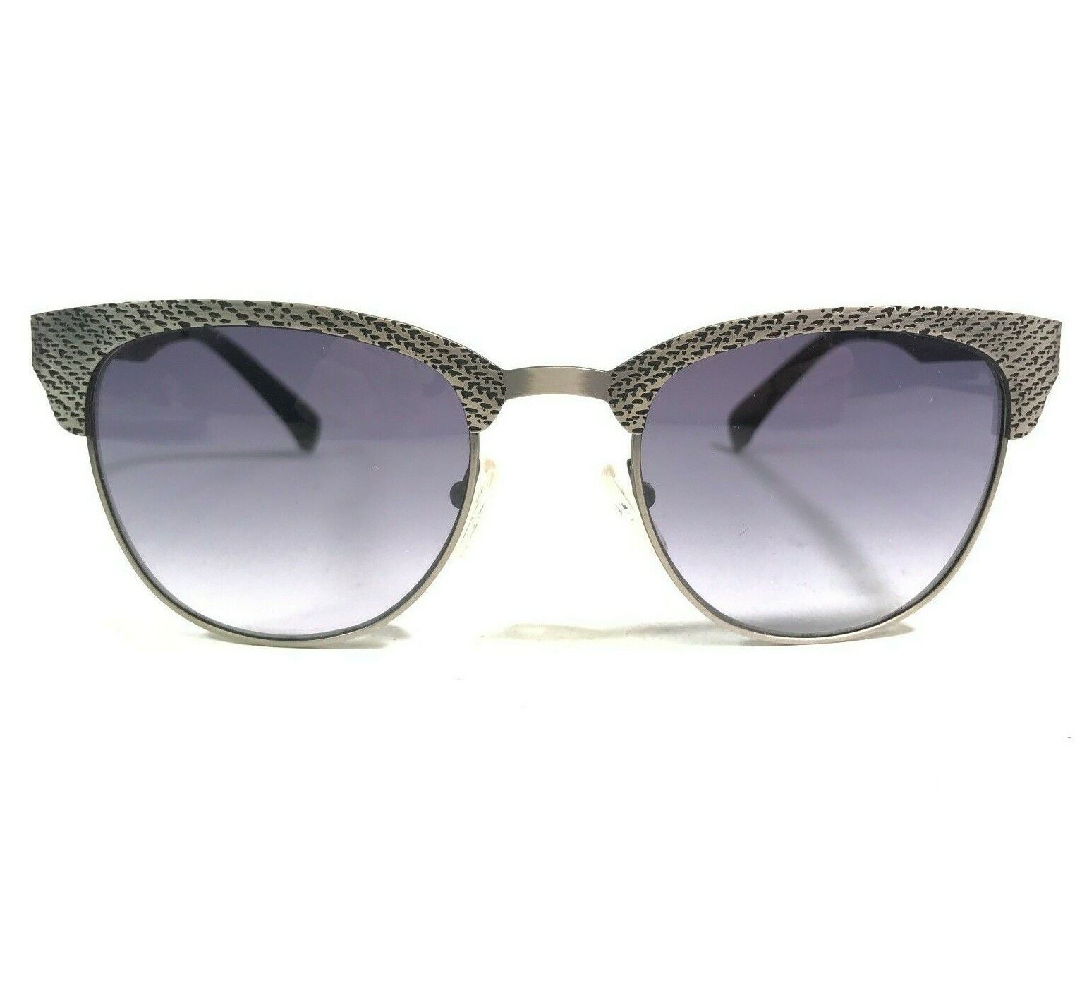 Calvin Klein Jeans Sunglasses CKJ114S 006 Gray Round Frames with Purple ... - $32.51