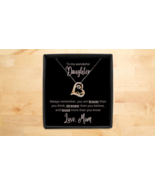 To my wonderful daughter, Message Card Necklace, Jewelry To my Daughter ... - $55.33 CAD