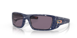 Oakley Fuel Cell Sunglasses OO9096-M760 Navy Splatter Frame W/ PRIZM Grey Lens - £93.44 GBP
