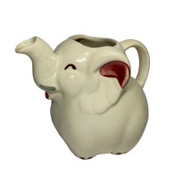 Vintage Elephant Creamer Pitcher Shawnee Pottery Coffee Decoration 4.5” Tall - £7.54 GBP