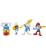 McDonald&#39;s The Smurfs Happy Meal Toy Figures Lot of 4 - 2013/2011 - £6.05 GBP