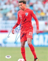 Dele Alli signed 8x10 photo PSA/DNA Team England Autographed - £79.23 GBP
