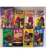 VHS Barney &amp; Friends - Lot of 8 Cassette Tapes - Tested - Work Well! - £57.05 GBP