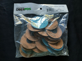 DeerFos - 3&quot; TR 60 Grit Quick Change Disc Zirconia Alumina - 25 Ea Box - £15.75 GBP