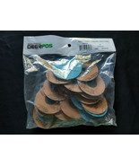 DeerFos - 3&quot; TR 60 Grit Quick Change Disc Zirconia Alumina - 25 Ea Box - £15.74 GBP