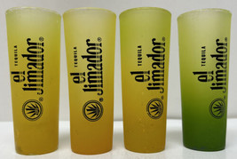 El Jimador Tequila Shooter Shot Glasses | Etched &amp; Frosted Set of 4 glasses - £31.61 GBP