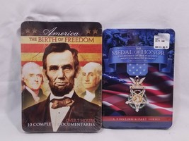DVD Tins(2): The Metal of Honor / America: the Birth of Freedom Document... - $17.00