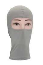 Gray - 1 Pc Ninja Balaclava Skinny Lightweight Warmer One Hole - $17.95