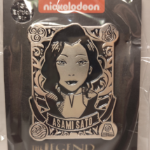 Legend of Korra Asami Sato Enamel Pin Official Silver Badge Cartoon Collectible - $14.48