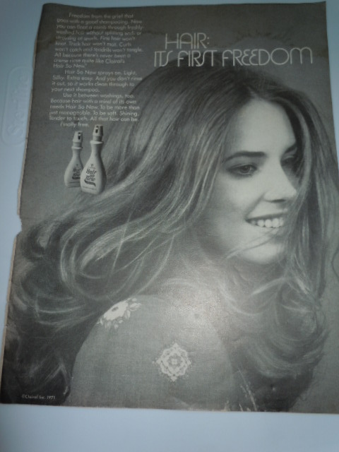 Primary image for Vintage Clairol's Hair So New Print Magazine Advertisement 1971